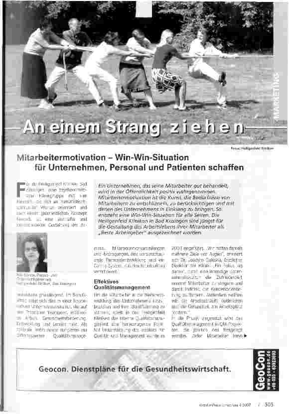 Vorschauseite 1: An einem Strang ziehen