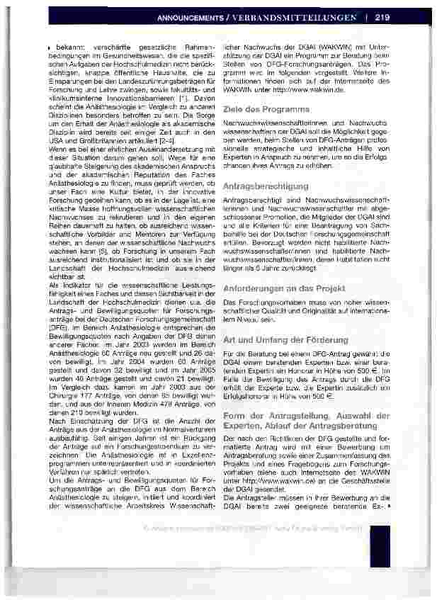 Vorschauseite 2: Professionelle Beratung bei DFG-Forschungsanträgen