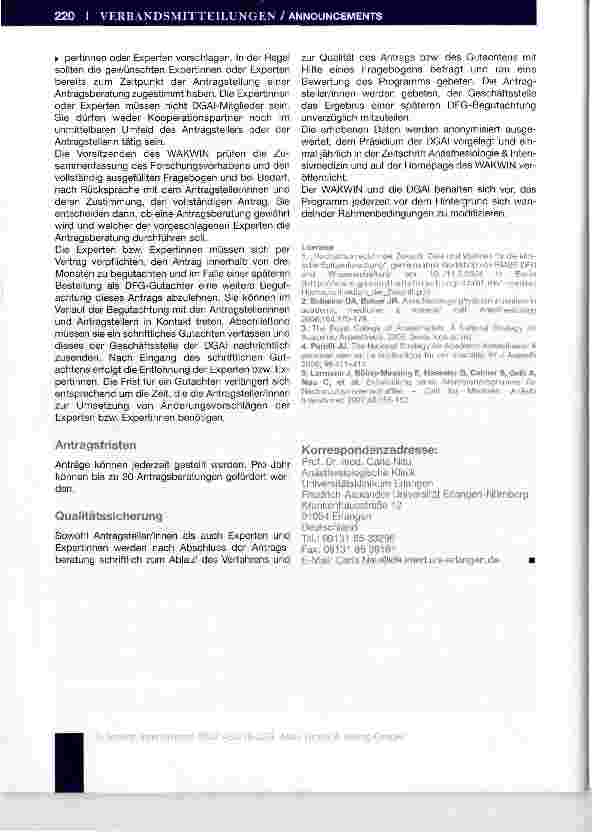 Vorschauseite 3: Professionelle Beratung bei DFG-Forschungsanträgen
