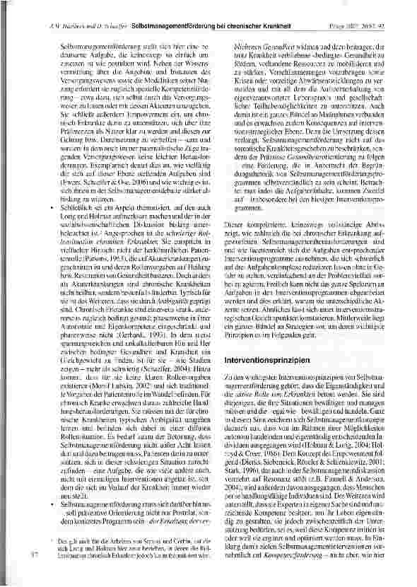 Vorschauseite 6: Selbstmanagementförderung bei chronischer Krankheit: Geschichte, Konzept und Herausforderungen