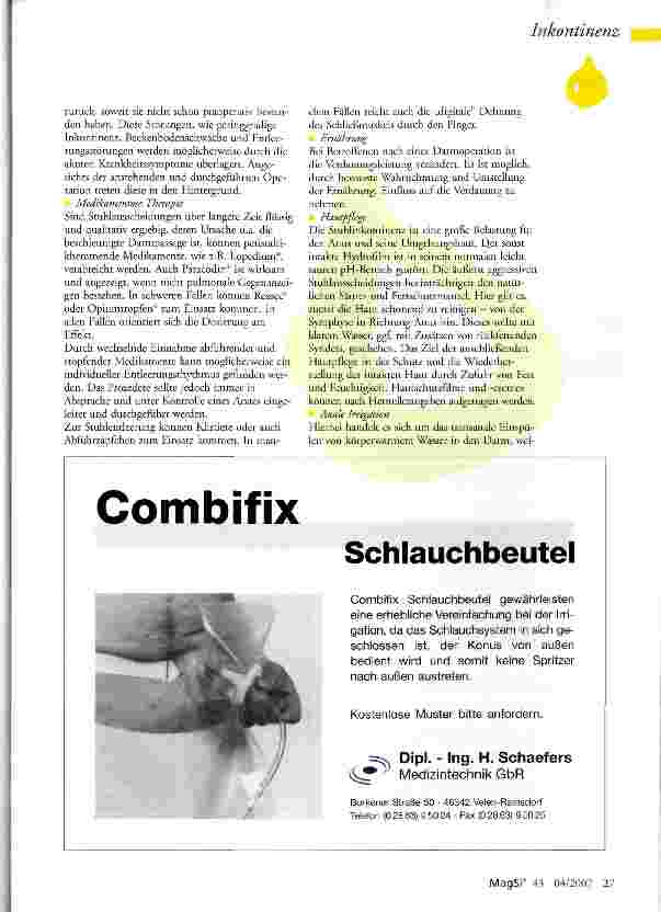 Vorschauseite 5: Stuhlkontinenzstörungen nach Rektumresektion