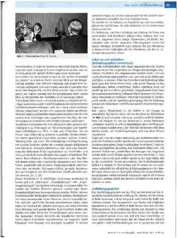 Vorschauseite 5: Das szenische Spiel in der Pflegebildung eine allgemeine Einführung