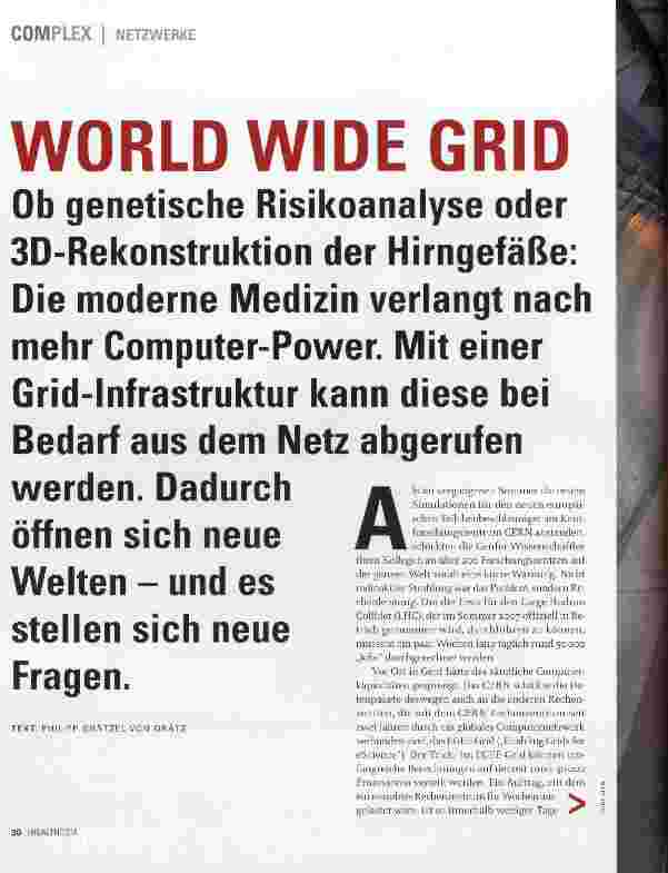 Vorschauseite 1: WORLD WIDE GRID