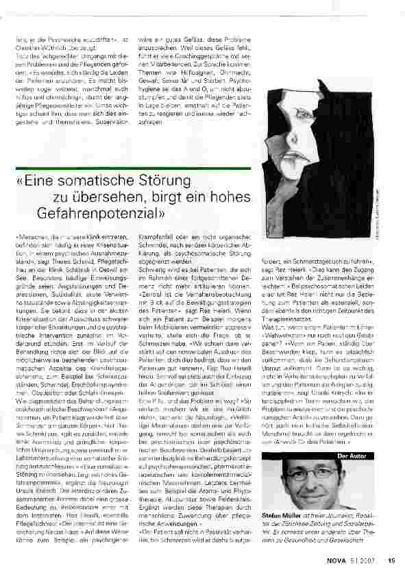 Vorschauseite 3: Der Leidensdruck diktiert die Form der Behandlung