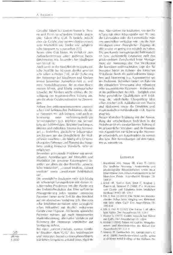 Vorschauseite 2: ATEMWEGSMANAGEMENT IM SÄUGLINGS-UND KINDESALTER