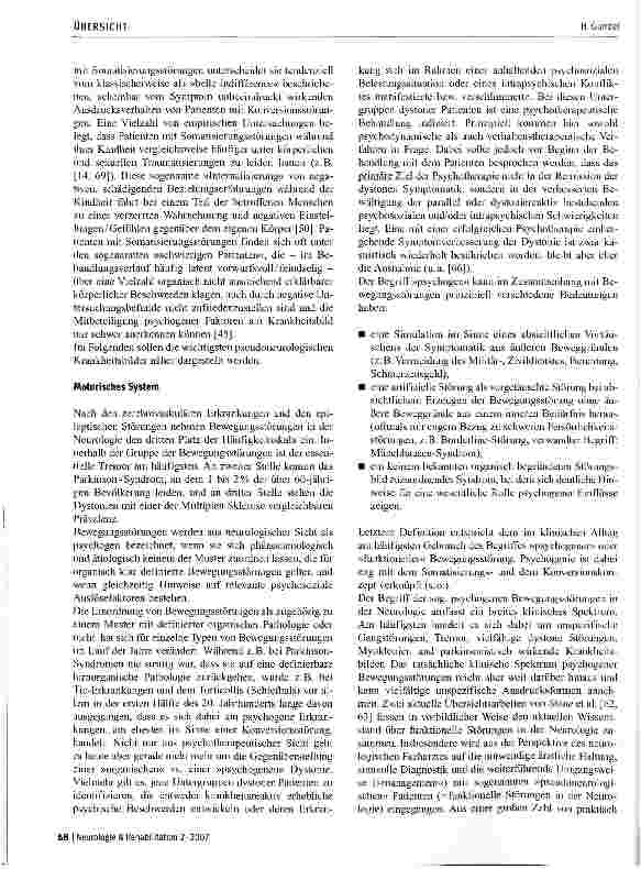 Vorschauseite 3: Einige funktionelle Störungen in der Neurologie