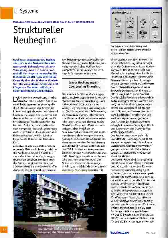 Vorschauseite 1: Struktureller Neubeginn