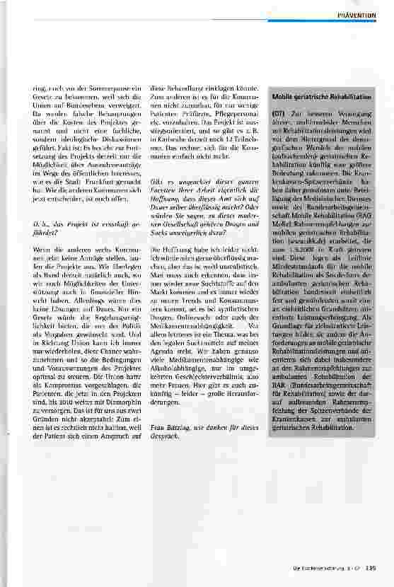 Vorschauseite 4: Mein Amt wird wohl leider nie überflüssig.