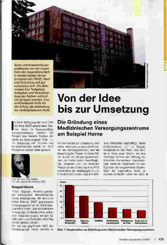 Vorschauseite 1: Von der Idee bis zur Umsetzung