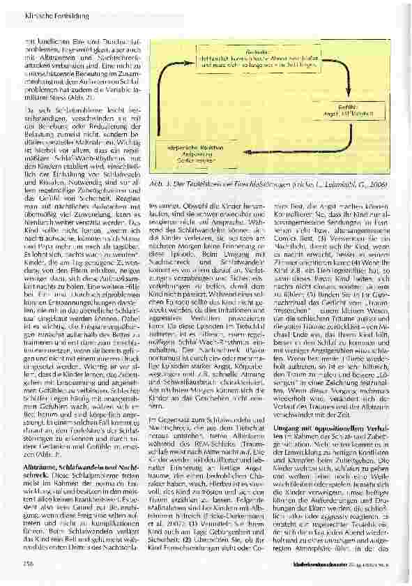 Vorschauseite 3: Schlafstörungen im Kindesalter und ihre Behandlung