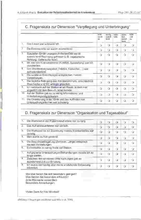 Vorschauseite 6: Evaluation der Patientenzufriedenheit als qualitätssichernde Maßnahme im Krankenhaus in einer gastroenterologischen Abteilung