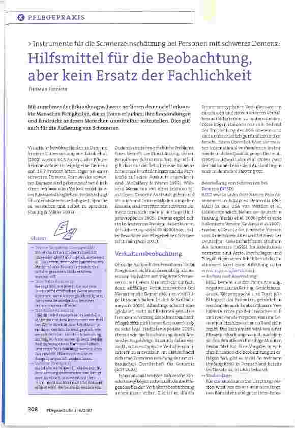Vorschauseite 1: Hilfsmittel für die Beobachtung, aber kein Ersatz der Fachlichkeit