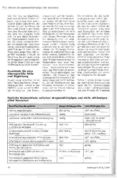 Vorschauseite 5: Was tun mit alt gewordenen Drogenabhängigen?