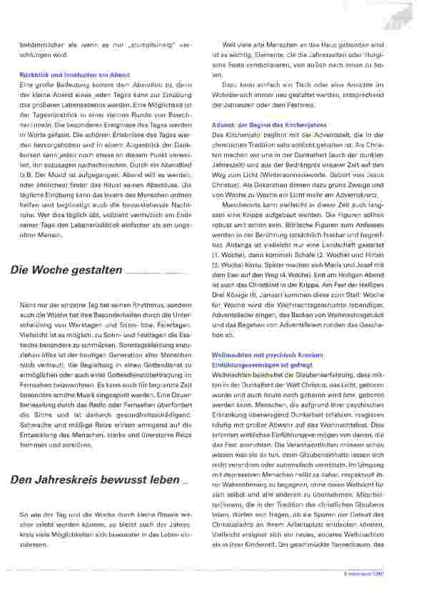 Vorschauseite 2: Rhythmus und Stabilität