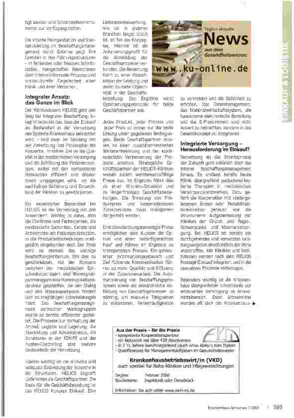 Vorschauseite 3: Mehr als geballte Einkaufsmacht