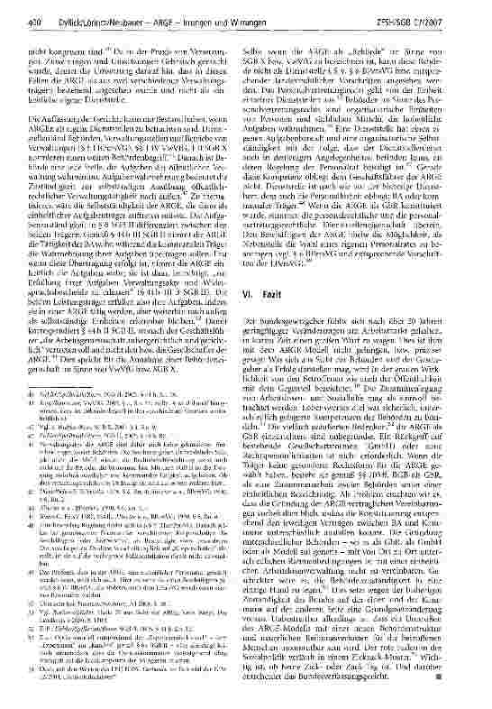 Vorschauseite 4: ARGE - Irrungen und Wirrungen