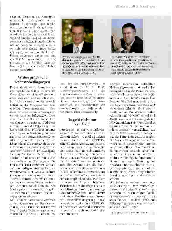 Vorschauseite 2: Diagnose: Innovationsphobie Therapie: Qualität und Wettbewerb
