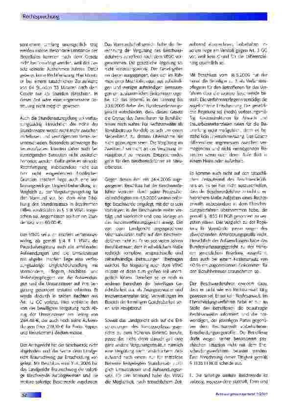 Vorschauseite 4: Vergütungsregelung für Vermögende ist verfassungswidrig