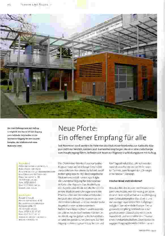 Vorschauseite 1: Neue Pforte: Ein offener Empfang für alle