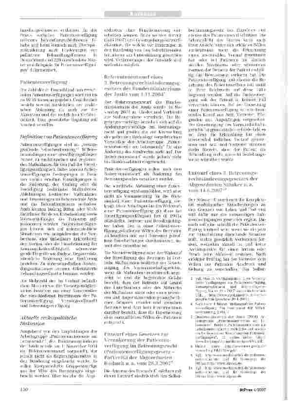 Vorschauseite 2: Patientenverfügungen