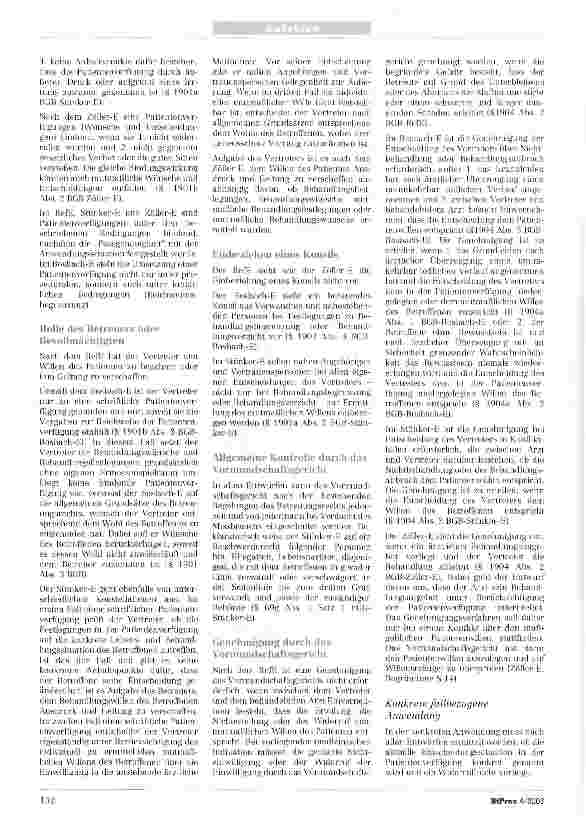 Vorschauseite 4: Patientenverfügungen
