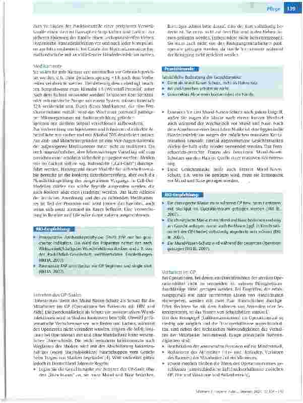 Vorschauseite 6: Hygiene in der Intensivpflege -Infektionsprophylaktische Maßnahmen postoperativer Infektionen im Operationsgebiet