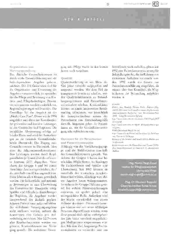 Vorschauseite 2: Gesundheitssysteme im Vergleich: Dänemark