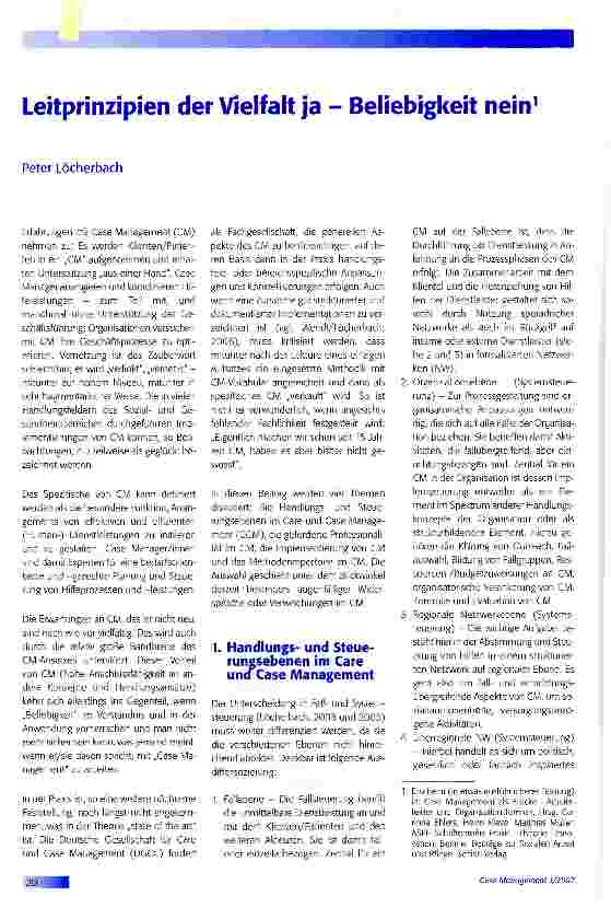 Vorschauseite 1: Leitprinzipien der Vielfalt ja - Beliebigkeit nein