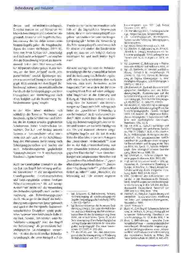 Vorschauseite 2: Behinderung und Inklusion