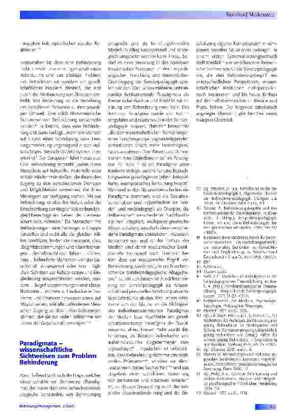 Vorschauseite 5: Behinderung und Inklusion