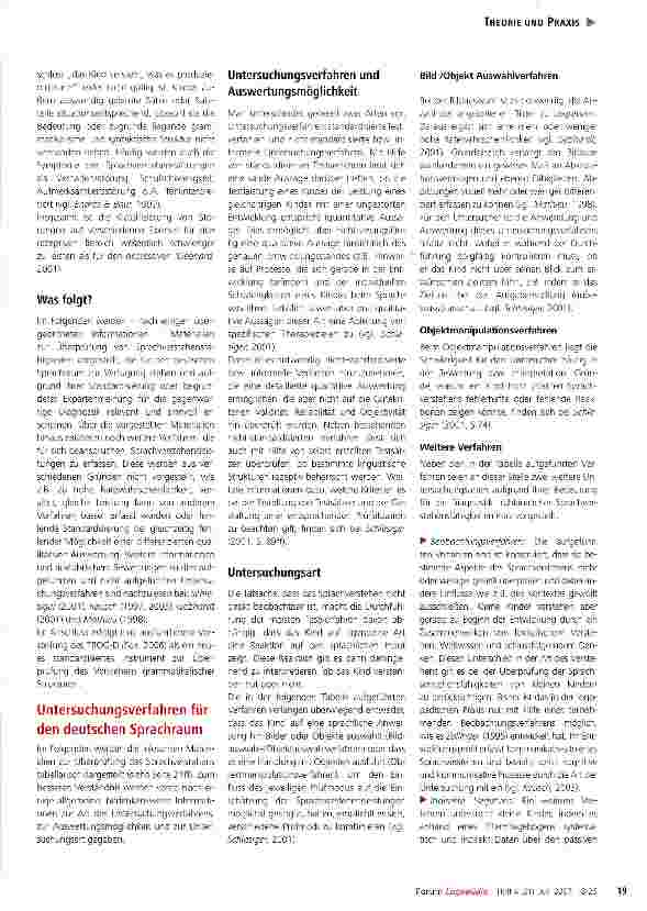 Vorschauseite 2: Sprachverstehenstests im Deutschen unter besonderer Berücksichtigung des TROG-D