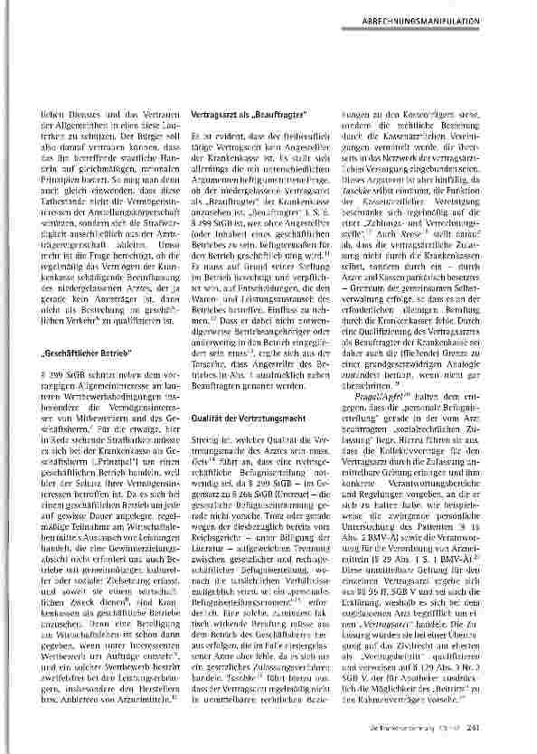 Vorschauseite 2: Bestechlichkeit und Bestechung von niedergelassenen Ärzten