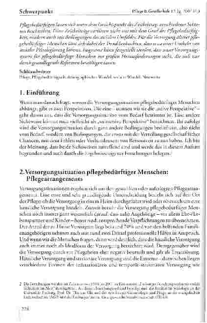Vorschauseite 2: Bedarf und Chancen
