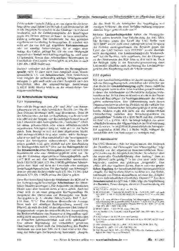 Vorschauseite 3: Herausgabe von Schmiergeldern im öffentlichen Dienst