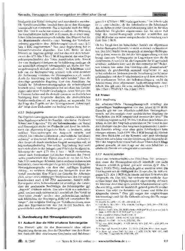 Vorschauseite 6: Herausgabe von Schmiergeldern im öffentlichen Dienst