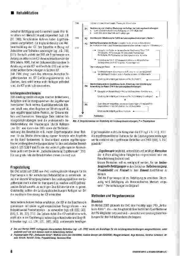 Vorschauseite 2: Leistungsbeschreibungen für die Ergotherapie in der ambulanten Rehabilitation nach ICF