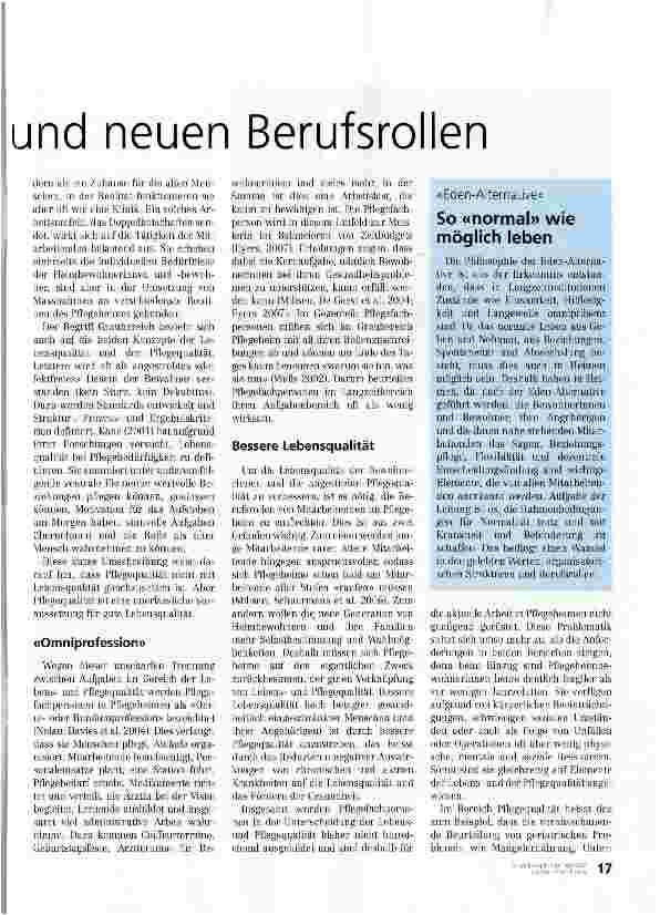 Vorschauseite 2: Bedarf nach Entflechtung und neuen Berufsrollen