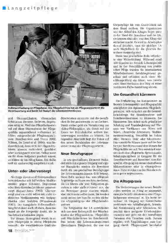 Vorschauseite 3: Bedarf nach Entflechtung und neuen Berufsrollen