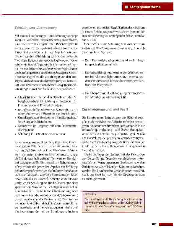 Vorschauseite 6: Neuverteilung der Aufgaben im Gesundheitswesen - Chancen und Risiken für die Pflege
