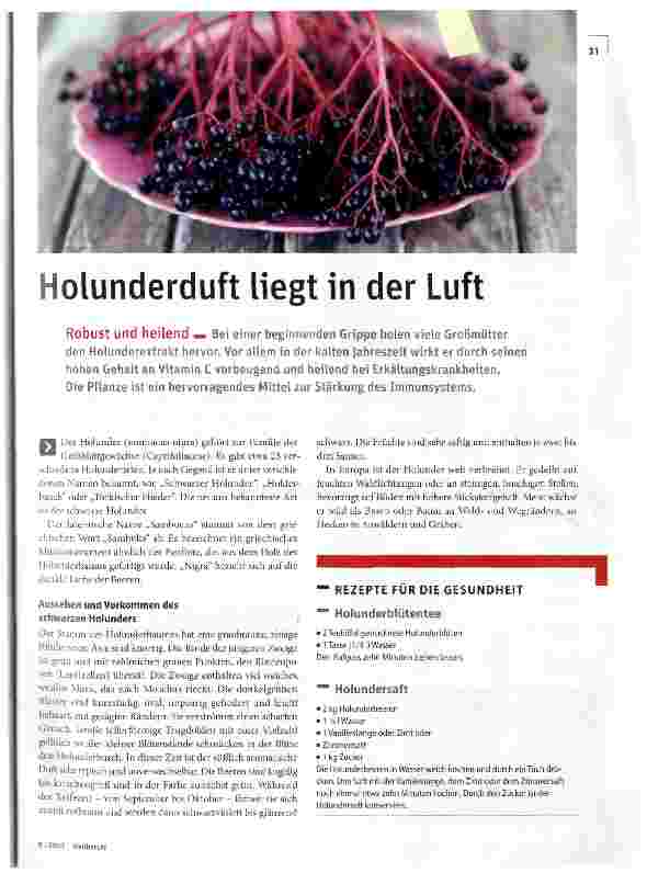 Vorschauseite 1: Holunderduft liegt in der Luft