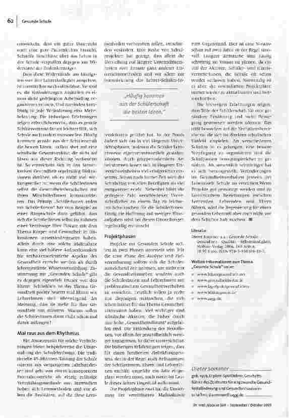 Vorschauseite 3: Gesunde Schule