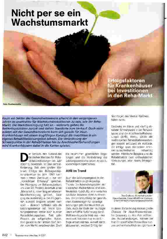 Vorschauseite 1: Nicht perse ein Wachstumsmarkt