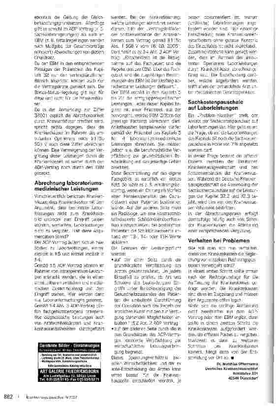 Vorschauseite 3: Laborversuche der Krankenkasse