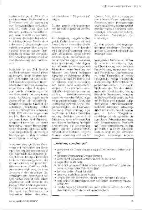 Vorschauseite 4: Raus aus der Sackgasse!