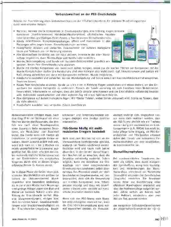 Vorschauseite 2: Hygiene bei enteraler Ernährung