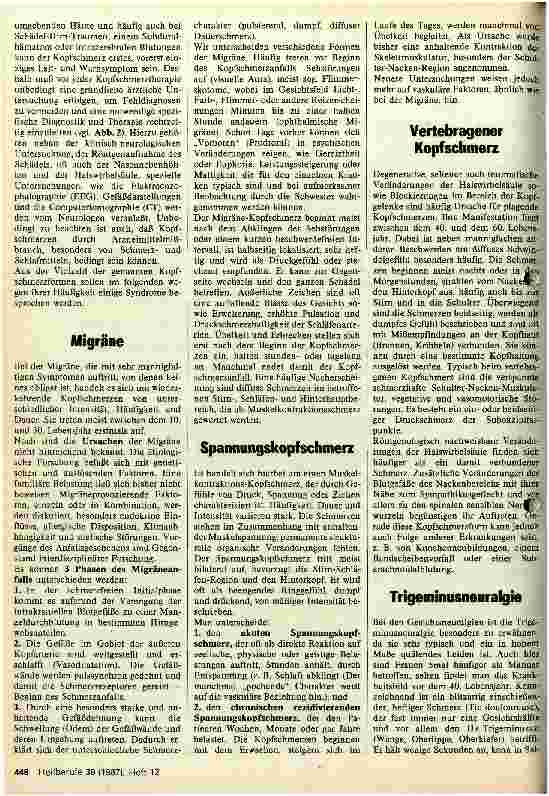 Vorschauseite 2: Symptomatologie, Differentialdiagnose und Therapie ausgewählter Kopfschmerzsyndrome