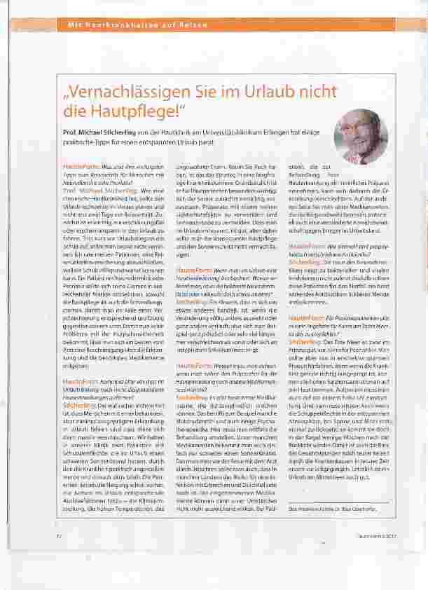 Vorschauseite 3: Urlaub ohne Hautstress
