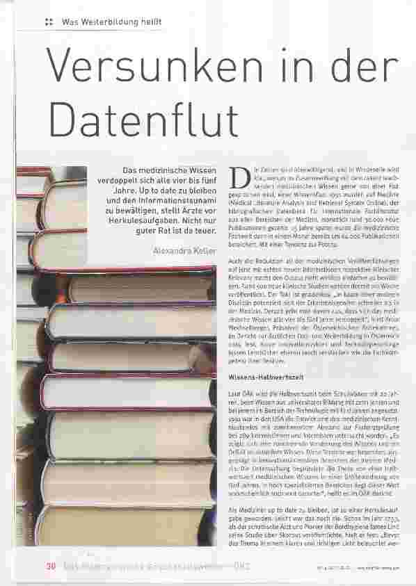 Vorschauseite 1: Versunken in der Datenflut
