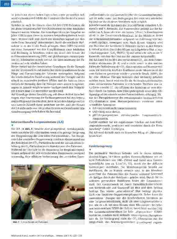 Vorschauseite 2: Aspekte der Intensivpflege und -Überwachung eines Patienten mit einer interventioneilen Lungenassistenz (ILA)
