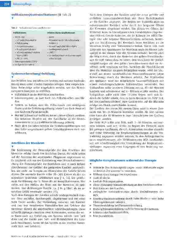 Vorschauseite 4: Aspekte der Intensivpflege und -Überwachung eines Patienten mit einer interventioneilen Lungenassistenz (ILA)